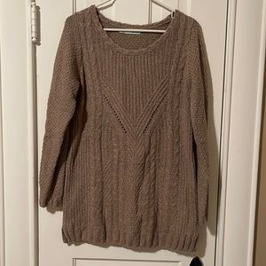 Maurices cable knit tunic sweater